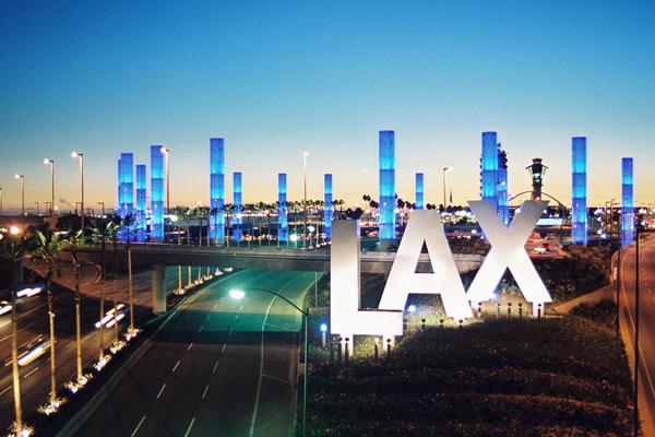 Best Car Service from San Diego to LAX is City Captain Transportation, entering LAX image...